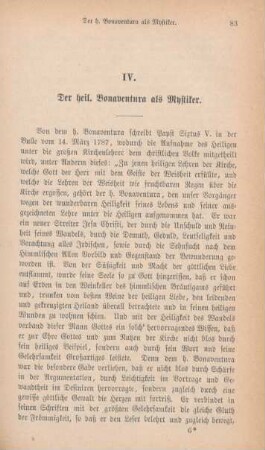 83-92 Der heilige Bonaventura als Mystiker