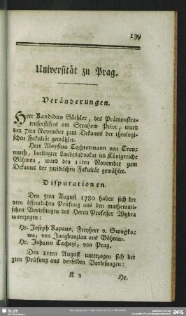 Universität zu Prag