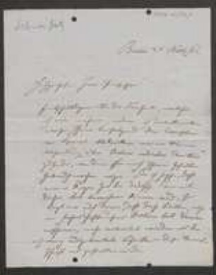 Brief von Georg Schweinfurth an August Emanuel Fürnrohr