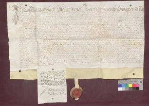 Kaufbrief über die sogenannte Bennfelder Gült zu Riegel.