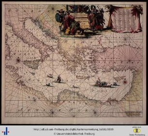 Orientalior districtus maris Mediterranaei. ´t Ooster gedeelte van de Middellandse zee.