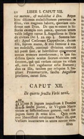 82-88, Caput XII