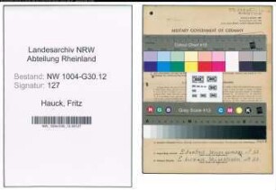 Entnazifizierung Fritz Hauck , geb. 25.12.1903 (Schiffsfuehrer)