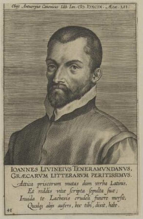 Bildnis des Ioannes Livineivs Teneramvndanvs