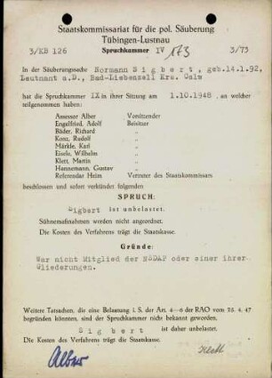 Sigbert, Normann