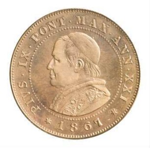 Münze, 2 Soldi, 1867