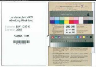 Entnazifizierung Fritz Krabbe , geb. 18.09.1887 (Lehrer)