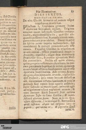 Dies Sextus.