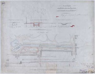 Bleichstraße, zum Projekt der Brücke über den Düsselbach in der Verlängerung der Bleichstr.