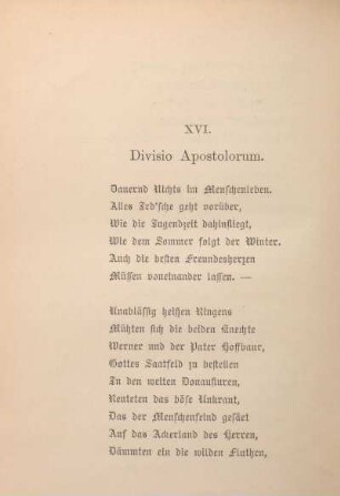 XVI. Divisio Apostolorum.