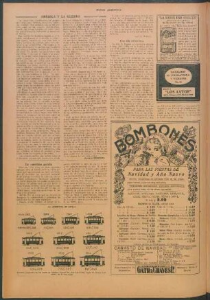 La Argentina en líneas [Estadística] : Aumento progresivo de las líneas de tranvías durante los años 1905 -1914,...