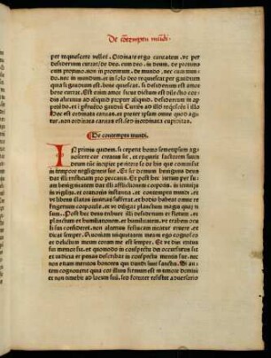 De contemptu mundi.
