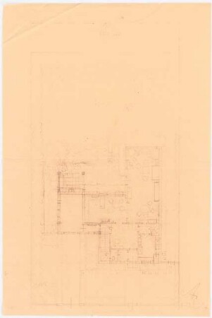 Garten Allinger, Berlin-Dahlem: Haus Allinger: Grundriss