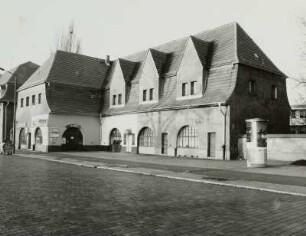 Dresden-Friedrichstadt, Schlachthofring 2. Ladengebäude (1906/1910, H. J. Erlwein)