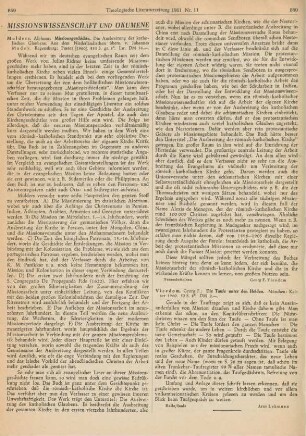 859-860 [Rezension] Mulders, Alphonsus, Missionsgeschichte
