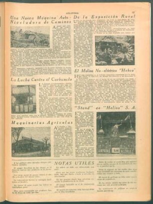 Una nueva máquina auto - De la exposición rural de niveladora de caminos
