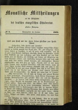 Gott zum Gruß und den Herrn Jesum Christum zum Troste. Amen