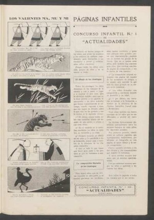 Páginas infantiles