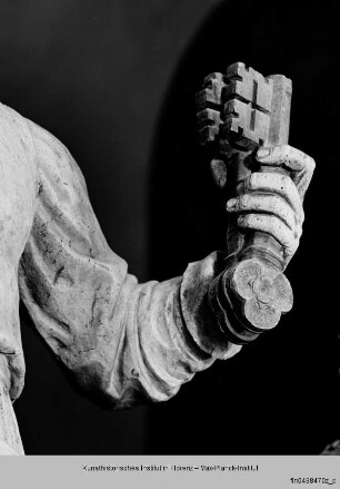 Hochaltar mit seitlichen Schranken : Heiliger Petrus