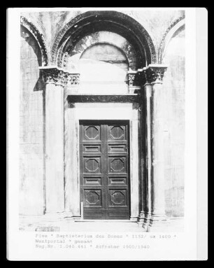 San Giovanni & Baptisterium — Westportal