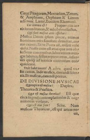 De Divisione Musicae Duplex.