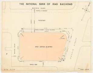 New Central National Bank of Iraq, Bagdad: Site Plan 1:200