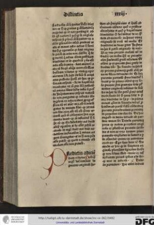 Predicitis adiciendum videtur. Postquam magister determinavit de peccato originali quantum ad principium eius et quantum ad terminum, ostendens quomodo a presentibus contrahitur...