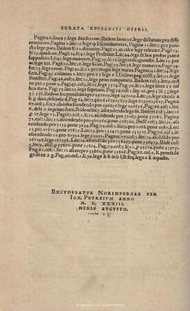 Errata Recogniti Operis.