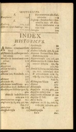 Index Historicus