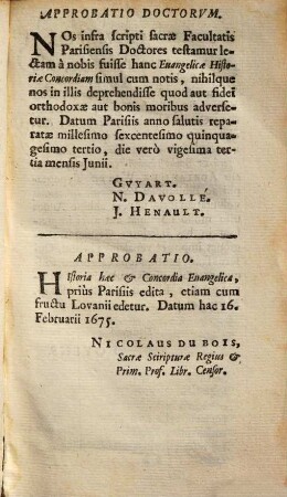 Historia et concordia evangelica