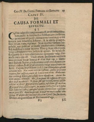 Caput IV. De Causa Formali Et Effectu.