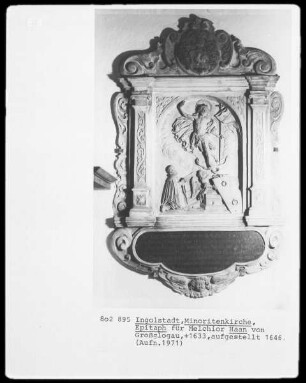 Epitaph für Melchior Haan von Großglogau