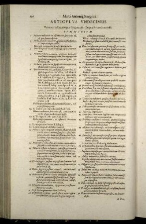 Articulus Undecimus. - Articulus Duodecimus.