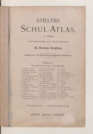 Stielers Schul-Atlas