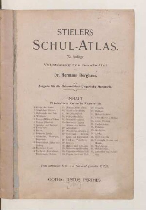 Stielers Schul-Atlas