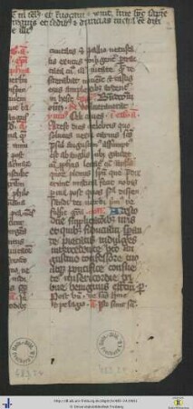 Lateinisches Brevier, Fragment