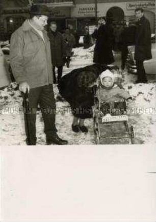 Willy und Rut Brandt mit Sohn Matthias