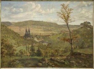 Blick vom Grassenberg nach Marburg