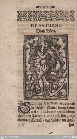 DE SATURNO, Vom Bley.