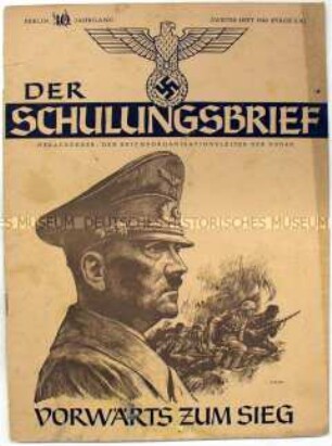 Monatsheft zur Schulung von NSDAP-Funktionären u.a. über Deutsche in Amerika