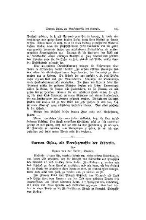 Carmen Sylva, als Berufsgenossin der Lehrerin