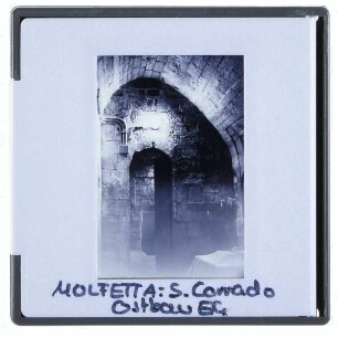 Molfetta, S. Corrado / Duomo Vecchio : Innenansicht Erdgeschoss Ostbau
