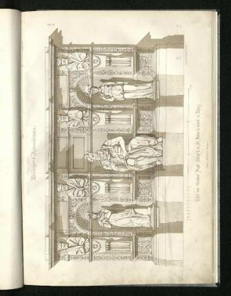 Teil vom Grabmal Papst Julius II. in St. Pietro in Vinroli zu Rom.