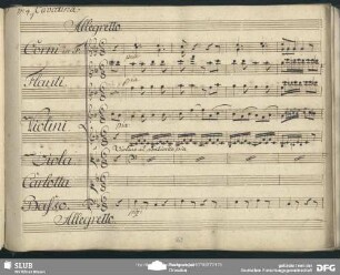 Einlage Cavatina (Anonymus): "Signori riveriti"