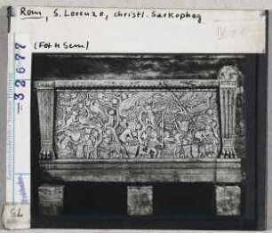 Rom, San Lorenzo: christlicher Sarkophag