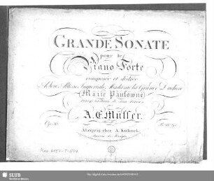Grande Sonate pour le Piano-Forte : Op. 36