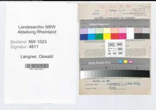 Entnazifizierung Oswald Langner , geb. 10.08.1901 (Landarbeiter)