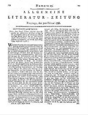 1786: Allgemeine Literatur-Zeitung
