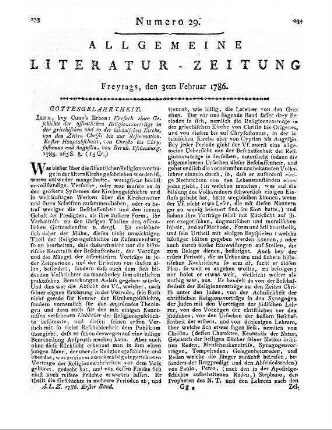 1786: Allgemeine Literatur-Zeitung