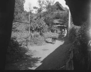 Bauernhaus in Nagaike : Ansicht mit Weg